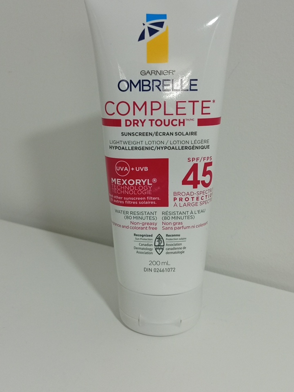Garnier Ombrelle Complete Dry Touch SPF 45 - Exp. 03/2027